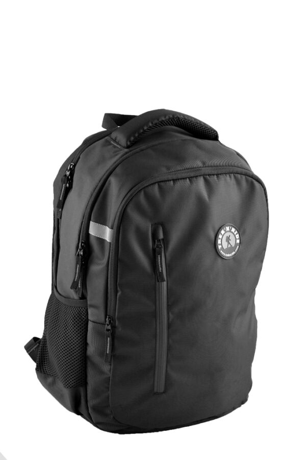 Laptop backpack with rain cover