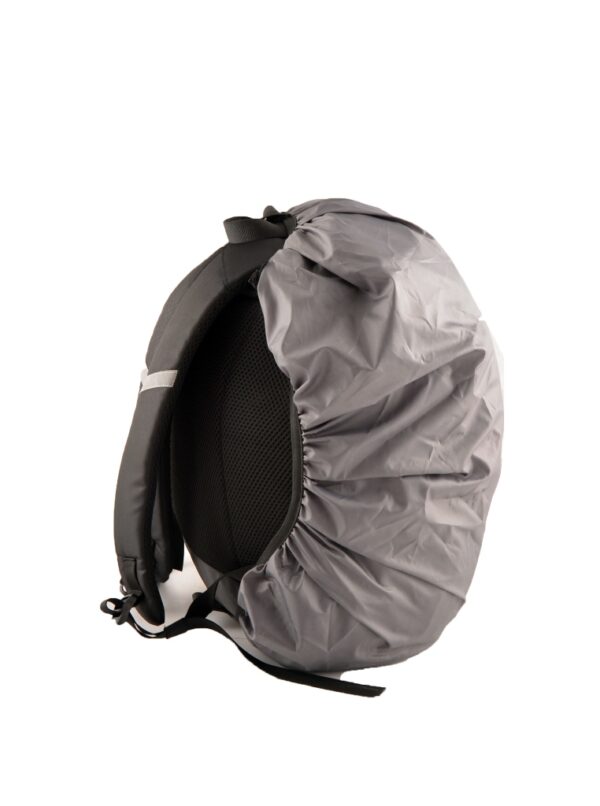 Laptop backpack with rain cover