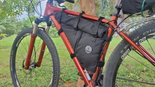 cycle waterproof frame bag