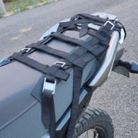 Motorcycle Soft luggage rack for saddle bag