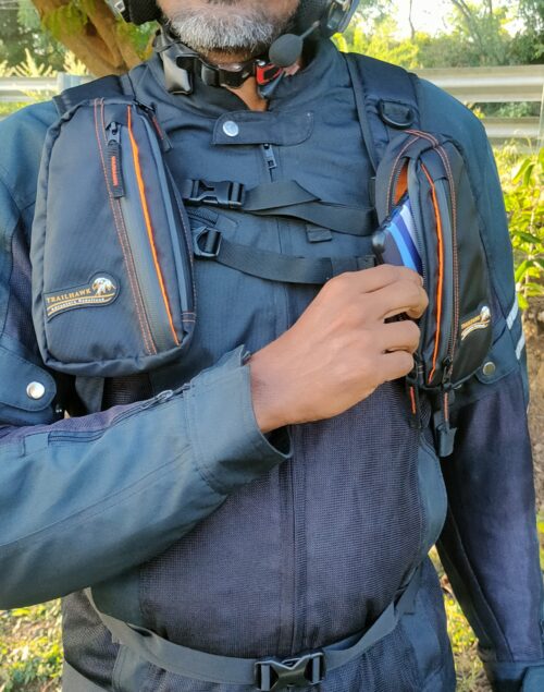 TrailHawk Chest Bag Set for Backpack