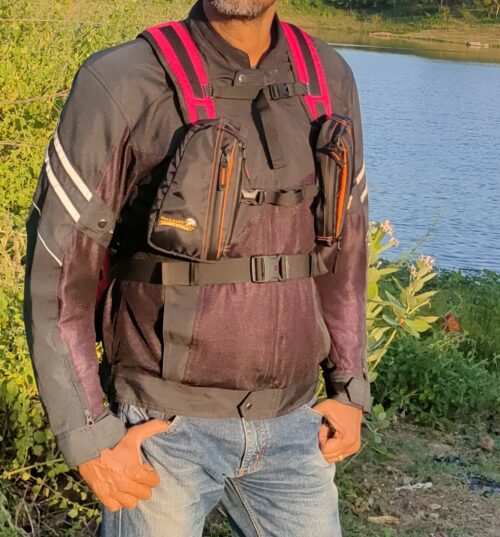 TrailHawk Chest Bag Set for Backpack