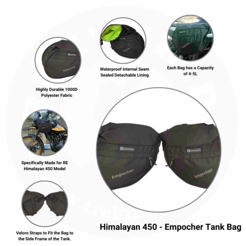 Empocher Tank Bag for Royal Enfield Himalayan 450 - Waterproof