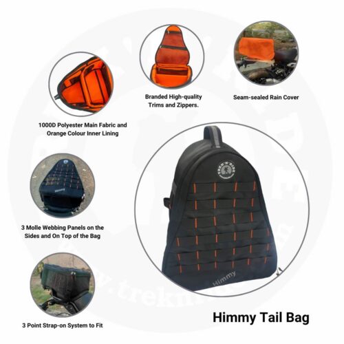 Himmy - Royal Enfield Himalayan Waterproof Tail Bag