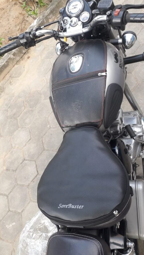 Motorcycle Saddle Bag Xplorer & SoreBuster Air Cushion Combo Offer