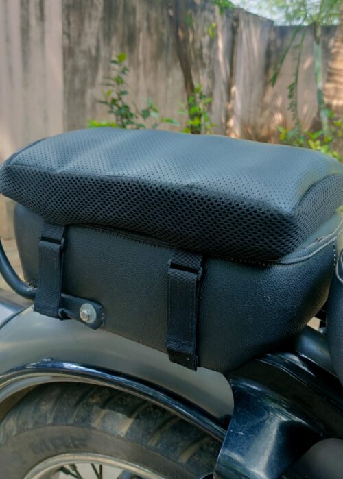 Motorcycle Saddle Bag Xplorer & SoreBuster Air Cushion Combo Offer