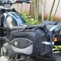 Motorcycle Saddle Bag Xplorer & SoreBuster Air Cushion Combo Offer