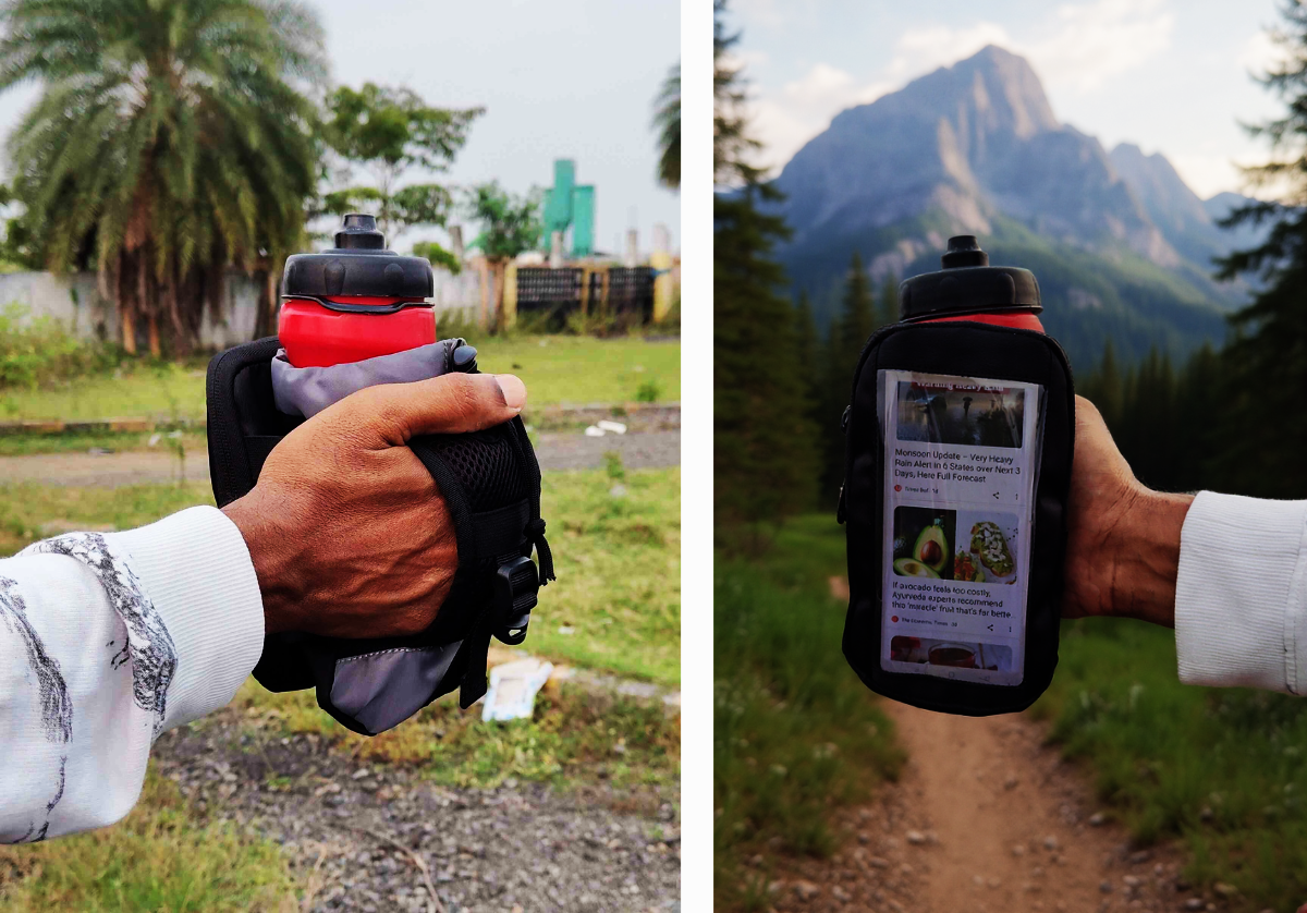 handheld bottle holder
