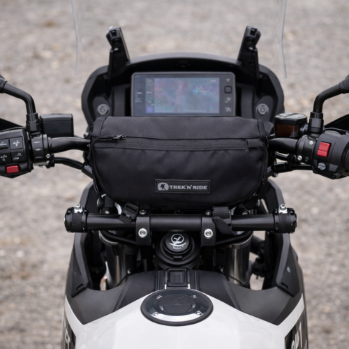 Motorcycle Handlebar Bag-X for Cross Bar models.